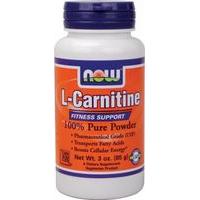 NOW L-Carnitine Powder 3 Oz. Unflavored