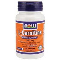 NOW L-Carnitine 500mg/30 Vcaps