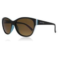 north beach laci sunglasses brown blue brown blue polariserade 55mm