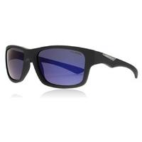 north beach bowfin sunglasses satin black black polariserade 55mm