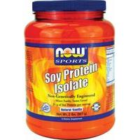 NOW Soy Protein Isolate - Non-GMO 2 Lbs. Natural Vanilla