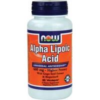 NOW Alpha Lipoic Acid Plus 600mg/60 Vcaps