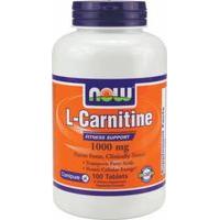 NOW L-Carnitine Tablets 1000mg/100 Tablets