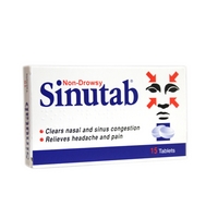 Non-Drowsy Sinutab Tablets (15)