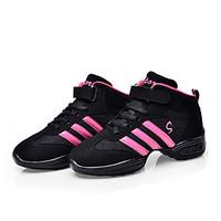 Non Customizable Women\'s Dance Shoes Leatherette Leatherette Jazz / Dance Sneakers / Modern Sneakers Flat Heel Practice / Indoor / Outdoor