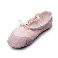 Non Customizable Women\'s Dance Shoes Fabric Ballet Flats Flat Heel Indoor Blushing Pink Red Beige Black White