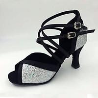 non customizable womens dance shoes paillette paillette latin sandals  ...