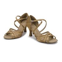 non customizable womens dance shoes satin satin latin salsa sandals he ...