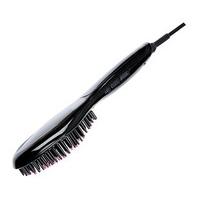 No-frizz hair straightening brush