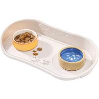 no spills tray for cat and dog bowls