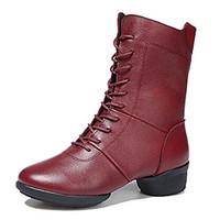 non customizable womens dance shoes leather leather modern dance boots ...