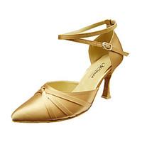 non customizable womens dance shoes modernballroom satin stiletto heel ...