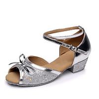 non customizable womens dance shoes paillette latin flats low heel per ...