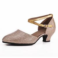 non customizable womens dance shoes sparkling glitter paillette sparkl ...