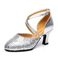 non customizable womens latin paillette heels indoor sequin buckle cub ...