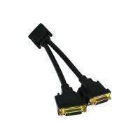 novatech dvi d splitter cable 20cm