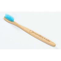 nordics bamboo kids toothbrush blue bristles