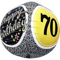 Northstar 17 Inch 3d Cube Foil Balloon - Birthday 70