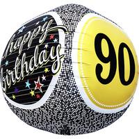 Northstar 17 Inch 3d Cube Foil Balloon - Birthday 90