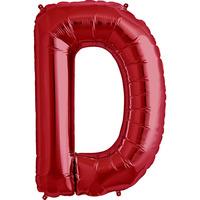 Northstar 34 Inch Letter Balloon D Red