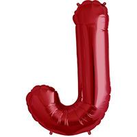 Northstar 34 Inch Letter Balloon J Red