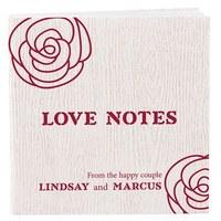 Notepad Favour with Personalised Rose Cover