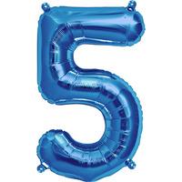 Northstar 16 Inch Number Balloon 5 Blue