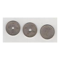 Norwegian Coins 3 x 1 Krone.