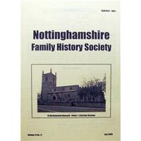 nottinghamshire family history society vol 12 no 11 july 2009