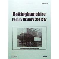 nottinghamshire family history society vol 12 no 10 april 2009