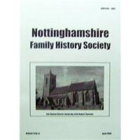 Nottinghamshire Family History Society Vol 12 No 6 - April 2008