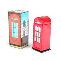 Novelty Telephone Box Ceramic Money Box