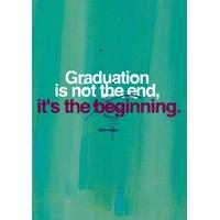 not the end the beginning graduation card