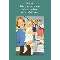 Now She Has Small Children | New Baby Card