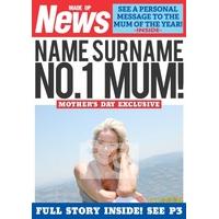 No.1 Mum | Spoof Photo Upload Card