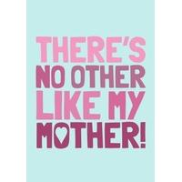 no other mothers day card