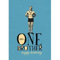 No.1 Brother | Birthday Card