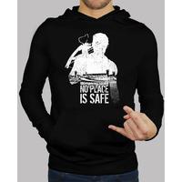no place is safe (white)