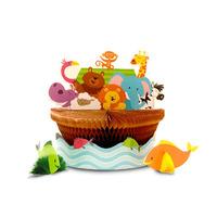 Noah\'s Ark Honeycomb Centerpiece