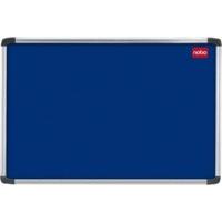 nobo Professional Noticeboard Felt Aluminium Frame 2400x1200mm Blue