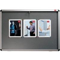 nobo Visual Insert Notice Board 4x3