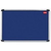 nobo Professional Noticeboard Felt Aluminium Frame 900x600mm Blue