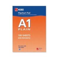 nobo flipchart pad plain a1 100