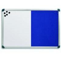 nobo Elipse Combi Board Blue 900x600mm