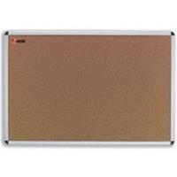 nobo elipse aluminium frame cork board 1200x1800mm