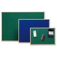 nobo Classic Light Oak Noticeboard 1200x900mm Blue