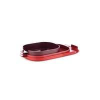 normann copenhagen nabo trays set of 3 red kitchen