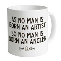 No Man Is Born An Angler Mug