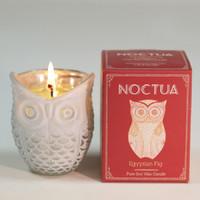 noctua hand poured soy candle egyptian fig