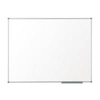 nobo prestige enamel 2400x1200mm magnetic whiteboard with aluminium